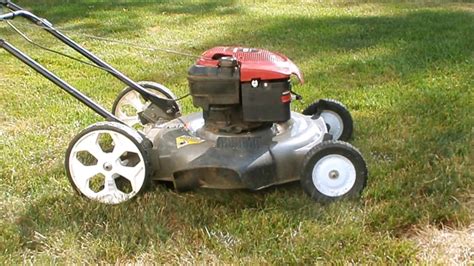 If your riding <strong>mower's</strong> e engine runs rough or misfires, the carburetor could be clogged. . Craftsman lawn mower backfiring